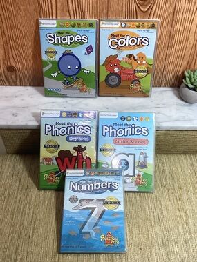 Preschool Prep Meet the Colors,Shapes, Number and Phonics Kids DVD - Blue